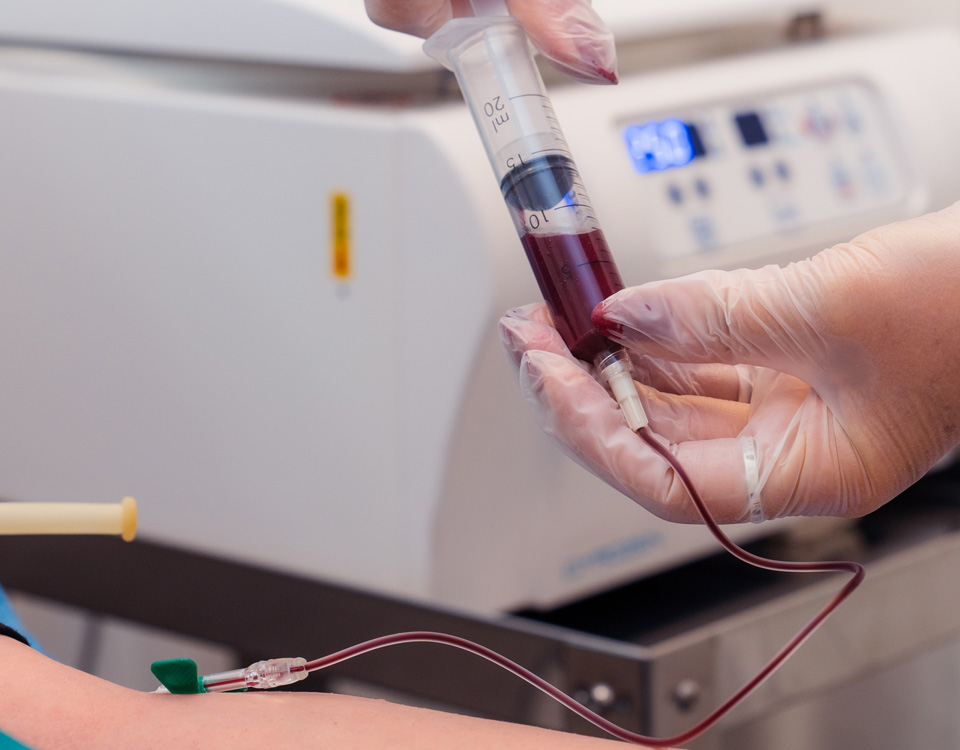 Prelievo del sangue per PRP