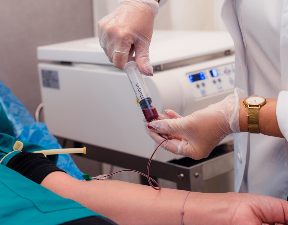 Prelievo sangue per PRP