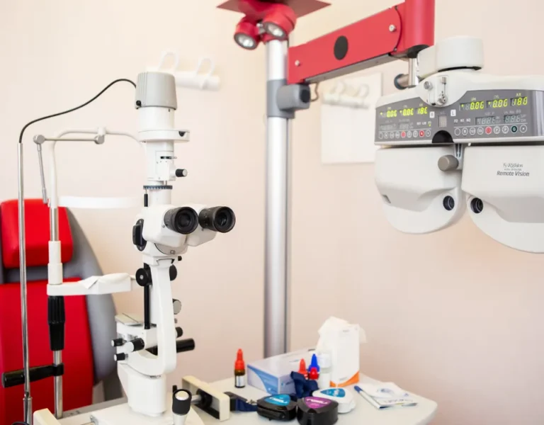 Studio oculistico e attrezzatura oculistica