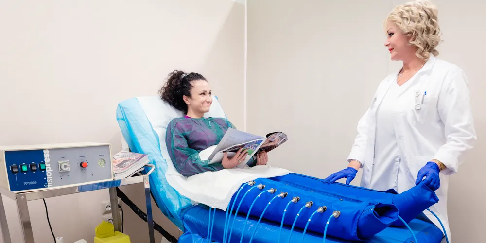 seduta di pressoterapia