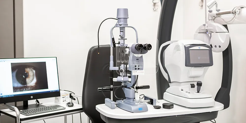 Tecnologia per visita oculistica